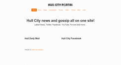 Desktop Screenshot of hullcityonline.co.uk