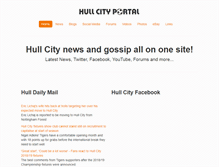 Tablet Screenshot of hullcityonline.co.uk